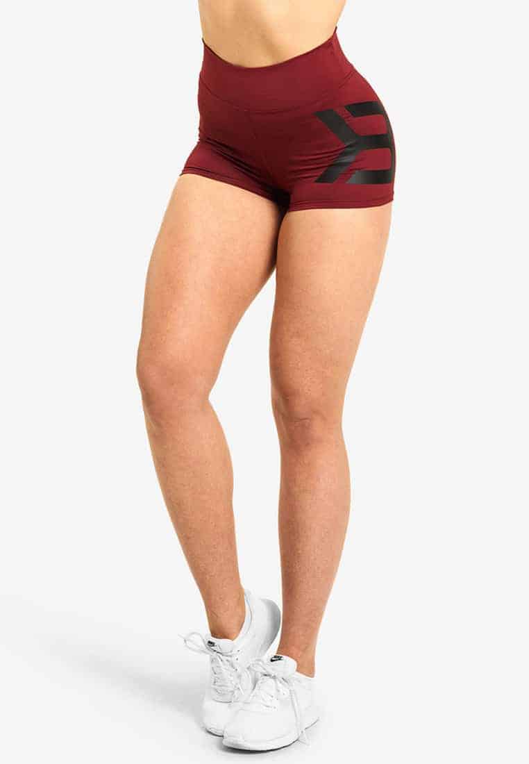 Gracie Hot Pants Sangria Red - Better Bodies